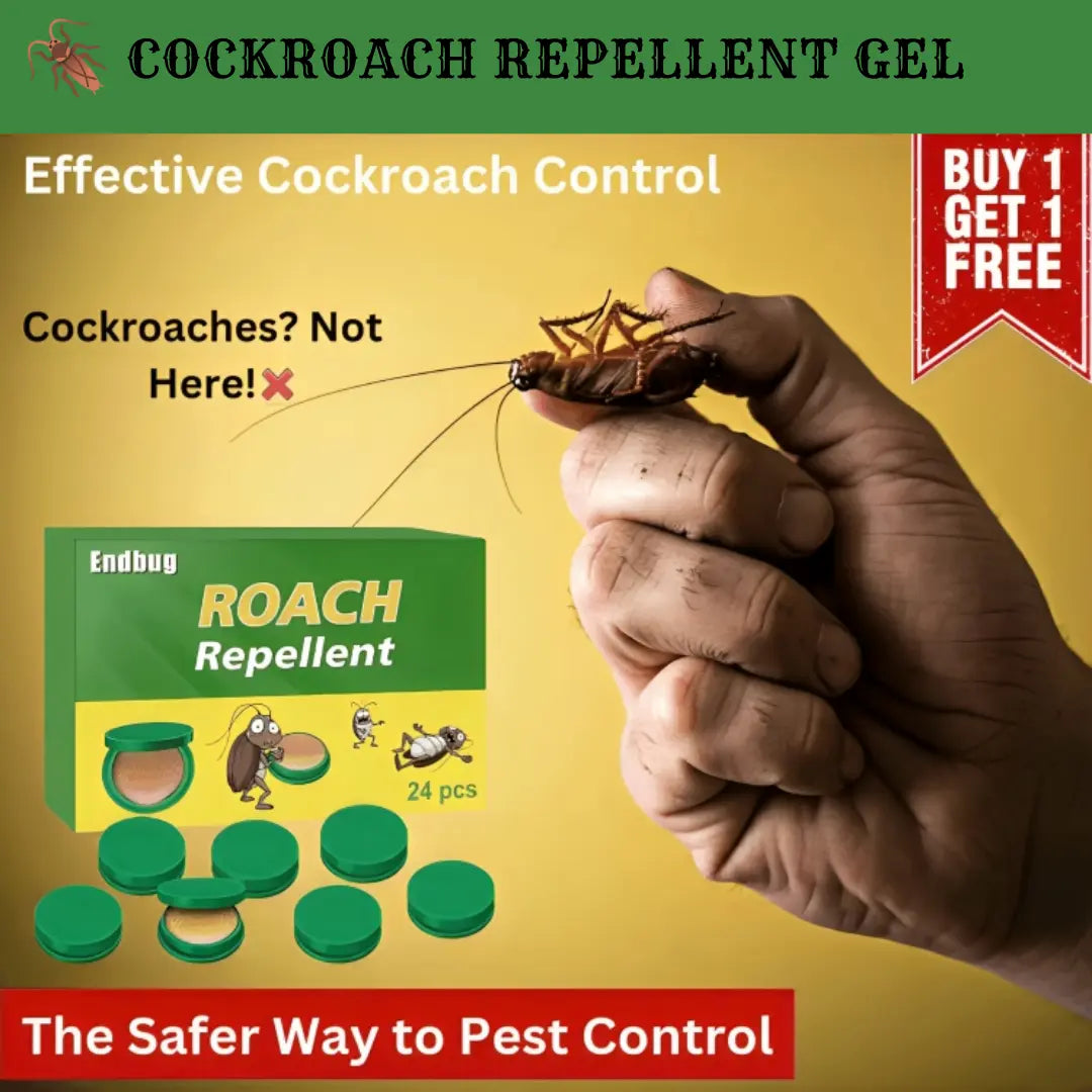 Cockroach Killer Gel Pack of 3 (Buy 1 Get 1 Free) + Free Glue Trap