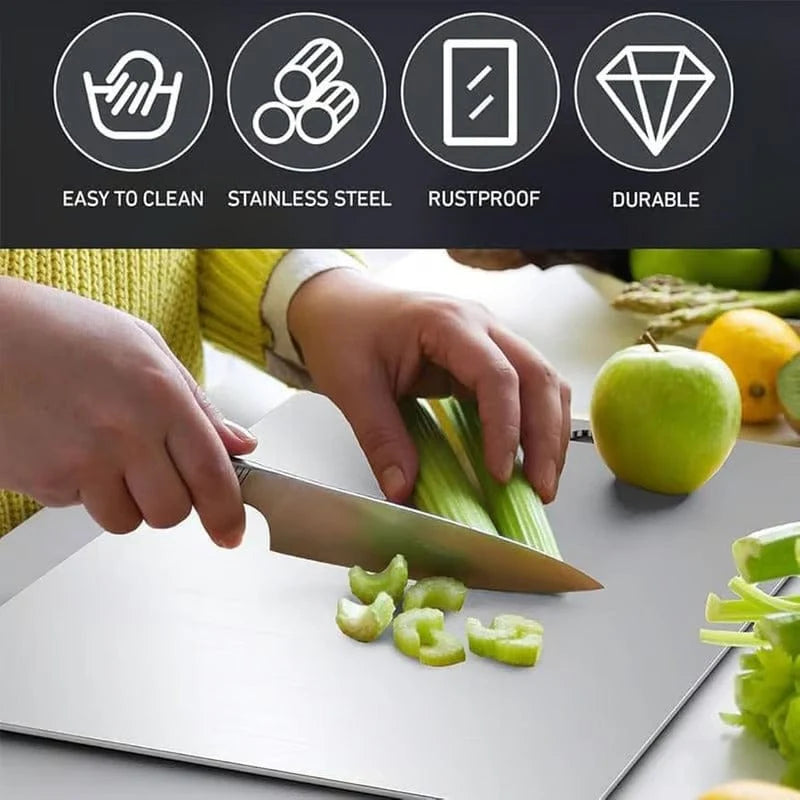 Stainless Steel Chopping Board (35x31cm)
