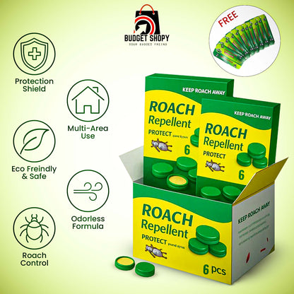 Cockroach Killer Gel Pack of 12 (Buy 1 Get 1 Free) + Free Glue Trap