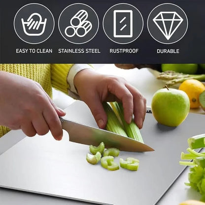 Stainless Steel Chopping Board (35x31cm)